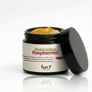Avocados about raspberries beauty accessory for simple home skincare use