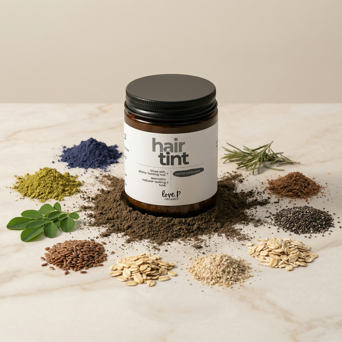 Hair tint color care product for simple hair styling routine
