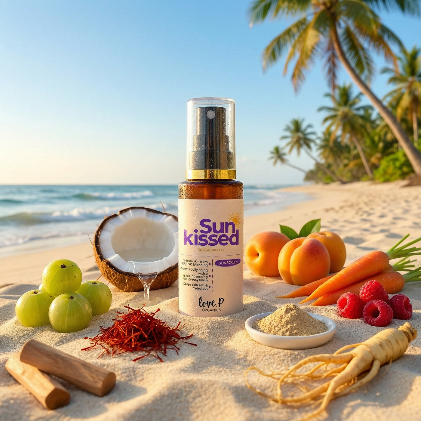 Sunkissed face care product for everyday skincare routine
